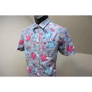 Penguin MunsingWear Dress Shirt Heritage Slim Fit Floral Mens Size Medium